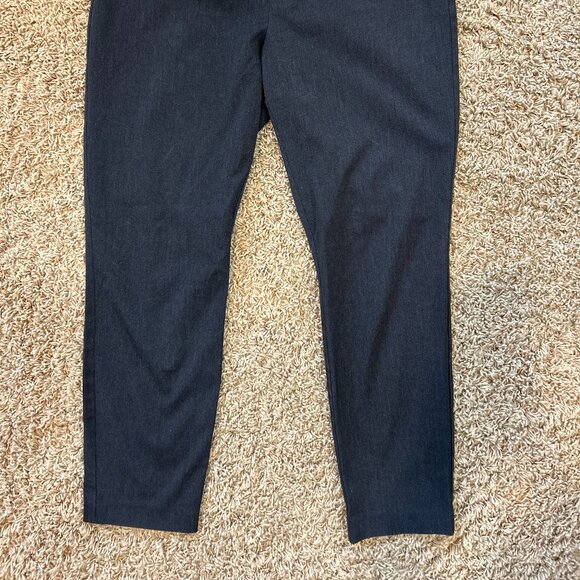 Gap Signature Skinny Ankle Pants in Heather Charcoal Women's Size 12 - Picture 3 of 8